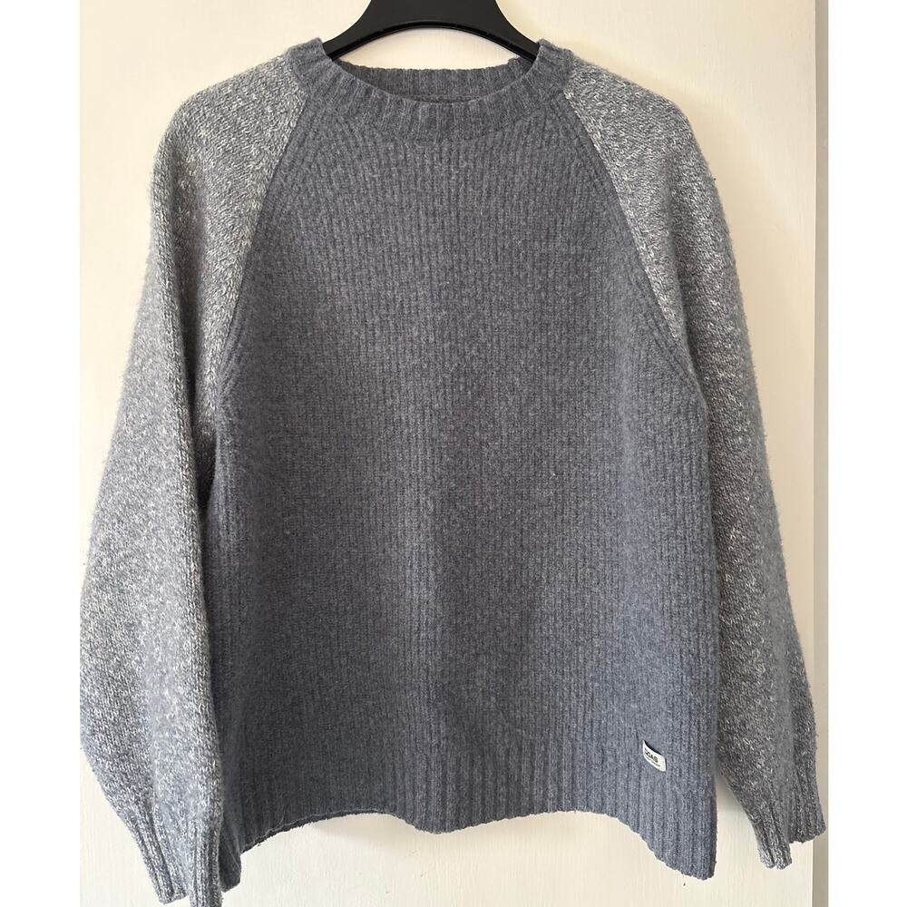 Gas Jeans Urban Raglan Mix Wool Blend Crewneck Pullover Sweater XXL